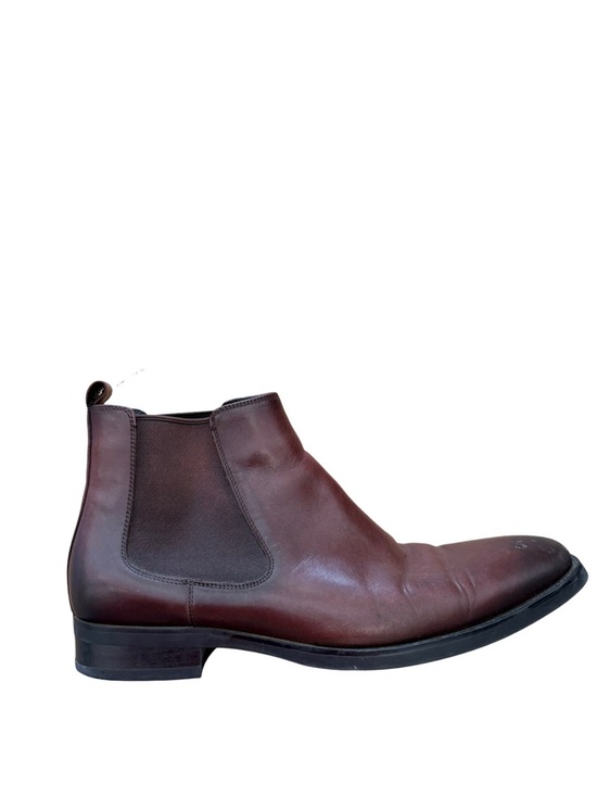 GIFENNSE Men\'s Chelsea Boots Brown Leather Ankle Boots Size 9.5 main image 13